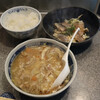 Mametora - 日替わりランチ(900円)
                さごしタタキ･豚肉入り八宝菜汁
