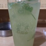 大衆酒場 ズドコノン - １杯目、パクチー＋グレープフルーツ＋ジン