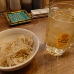 餃子のかっちゃん - ハイブォ&お通し♪