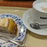 ドトールコーヒーショップ - ミルクレープ＆カフェオレ