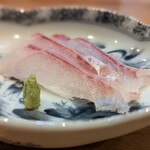 貴ぶ - 刺身　石鯛（口黒）の腹身