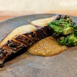 貴ぶ - 鰆の味噌柚庵焼き　芽キャベツ