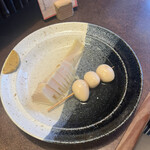 おかめ - タケノコ、うずら玉子