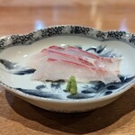 貴ぶ - 刺身　石鯛（口黒）の腹身