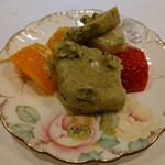 うを徳 - 文旦 いちご 抹茶アイス