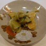 うを徳 - 下田ヤリイカ　熊本筍　木の芽味噌和え