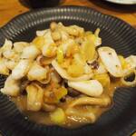 卓 - イカバター炒めその４