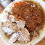 にかいや - オロチョンラーメン＋トッピング全部