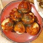 蛸焼とおでん クレ - たこ焼き昔味(ソース) ¥440
