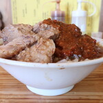 にかいや - オロチョンラーメン＋トッピング全部