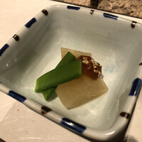 柳家錦 - 大根の甘味噌添え