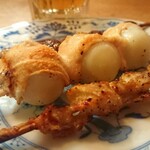 むさし乃 - 早朝おまかせセット ¥1000おまかせ三本とドリンク