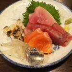 金町製麺 - 刺身盛