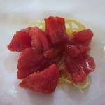 ウシマル - とても甘い朝取りフルーツトマトの冷製カッペリーニ