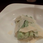 らんぷ亭 - アスパラとチーズのサラダ