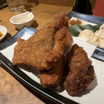 Uoshin - 牡蠣フライと鱈のフライ