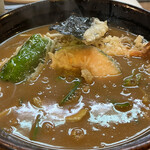 Teuchi Udon Sobadokoro Kagawa - 天カレー