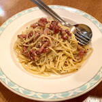 ピッコロヂヂ - 玉子とチーズとベーコンのスパゲッティ