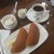 文明堂茶館 ル・カフェ - 料理写真:『パステル2枚とコーヒーセット』