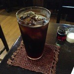 おーるどびーんず - セットのアイスコーヒー。