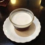 おーるどびーんず - デザートのコーヒーゼリー。もちろんコーヒーはお店で淹れたもの。