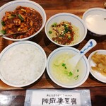 陳麻婆豆腐 - 陳麻婆豆腐セット＆ミニ幻の屋台式坦々麺