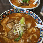 川龍 - 牛スジラーメンと坦々麺