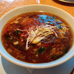 中国料理 敦煌 - 黒酸辣湯麺