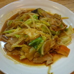 おんじき家ふうど - 日替り定食（みそ野菜炒め）