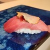 Sushi Souten - 看板メニューになりそうなトリフのせ中トロ。略して中トロリフ