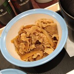 Matsuya - ミニ牛皿のアップ