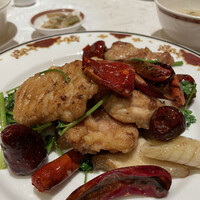 筑紫樓 銀座店 - 健味鶏の唐辛子炒め