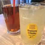 築地銀だこハイボール酒場 - 夫、ハイボールおかわりしてたよ