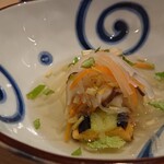 Sushi Tokusairaku - 玉子豆腐と春子鯛の揚げ出し