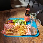 Duckdive - 料理写真:キューバンサンドイッチのセット。