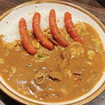 カレーハウス ＣｏＣｏ壱番屋 - 牛すじ煮込みカレーxソーセージ