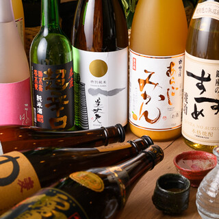 In addition to sake, we also have draft beer and wine! Extensive drink menu