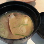 鮨長 - アサリの味噌汁
