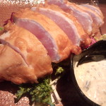 19877684 - 鶏胸肉のレア唐揚げ！