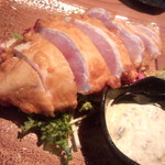 19877719 - 鶏胸肉のレア唐揚げは食べるべしですね。