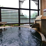 鶴雅ウィングス - 部屋付き露天風呂。阿寒湖ビュー