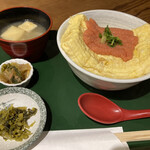 Hon Datei - 京だし巻き丼　明太子のせ