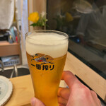 寿司 きんぼし - おつかれ～。この後はハイボールにしました。