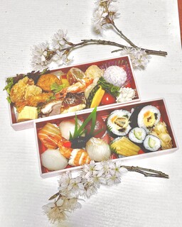 h Sushi Tomo - 花見弁当　￥2300円　4月末まで