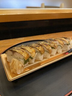 h Sushi Tomo - 焼きサバすし　￥1300円