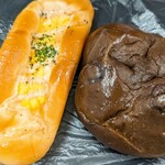 パン工場 - 料理写真:トリュフマヨのたまごロール＆ブラックチョコ