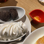 Musashino Mori Kohi - 中々パンチあります ダブル生クリーム 溶かしバター チョコアイス
