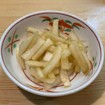 いわむら - 大根皮漬け100円