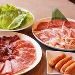 炭火焼肉しんき - 得々盛り