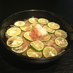 加寿屋 - 夏期限定　すだち冷やうどん